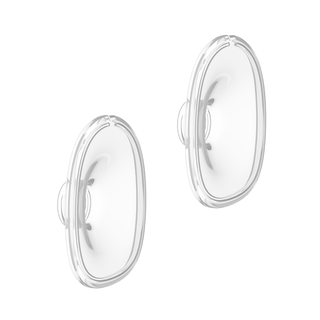 Borstschild 24-27mm Slim Borstkolf 2-Pack Set
