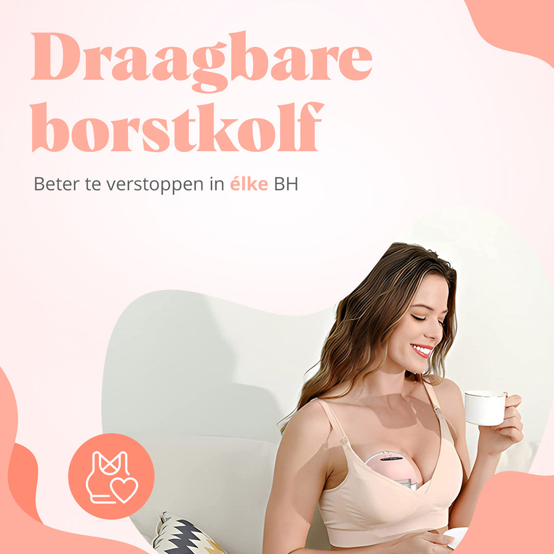 Evite Elektrische Draadloze Borstkolf Slim - 1 Pack