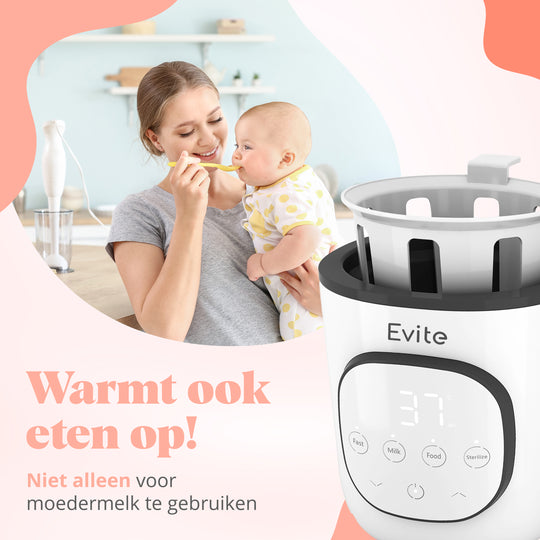 Evite Flessenwarmer Wit