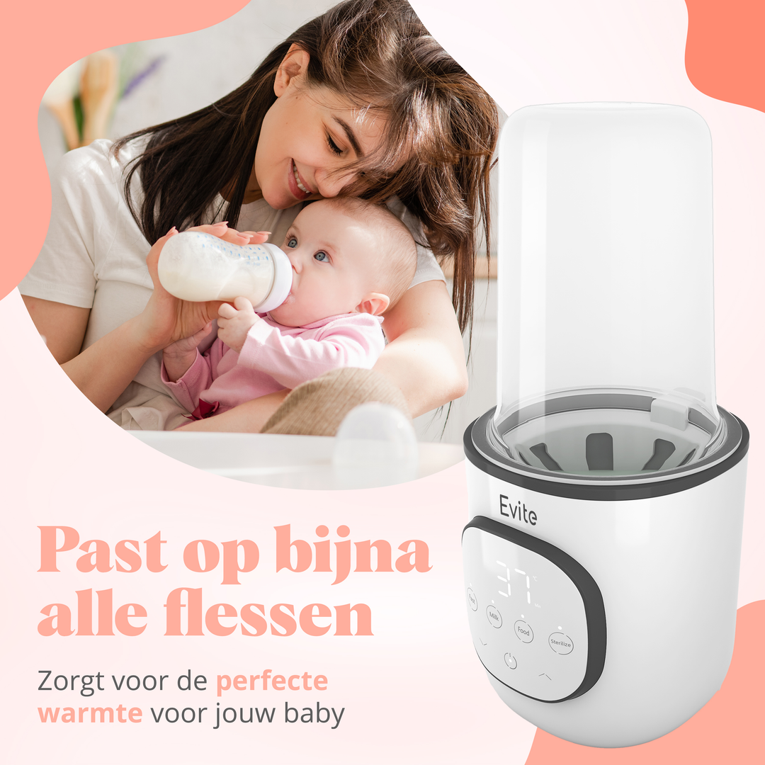Evite Flessenwarmer Wit