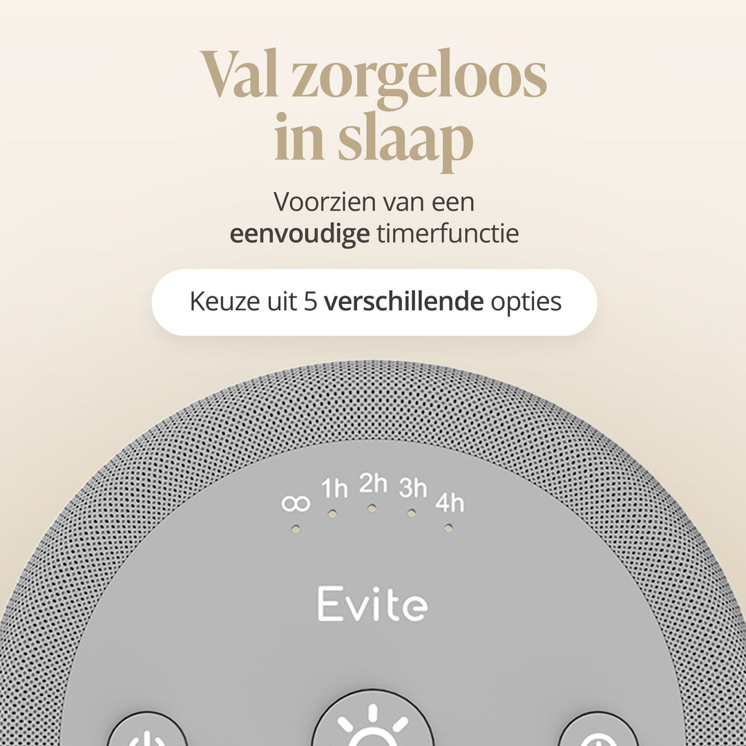 Evite White Noise Machine - Grijs